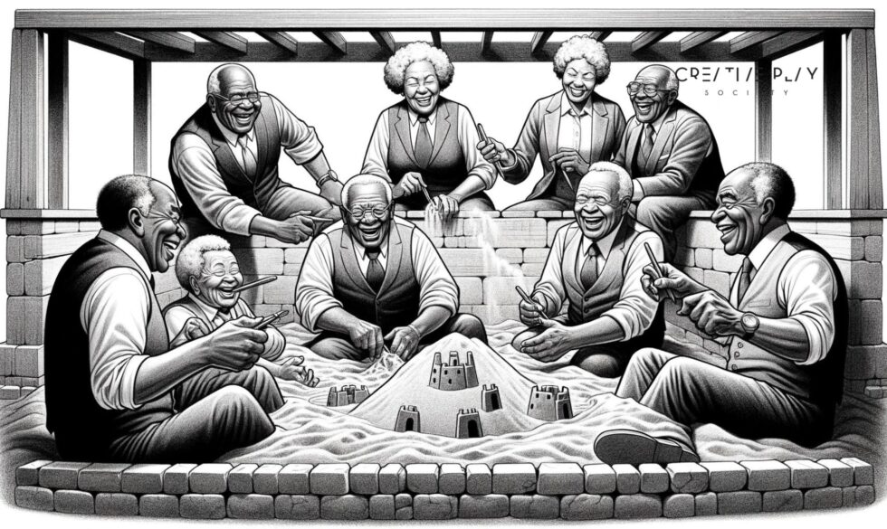 SA Election Winners In A Sandpit For an Hour