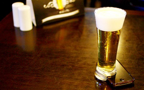 A Bar Where You Need Your Mobile Phone to Drink