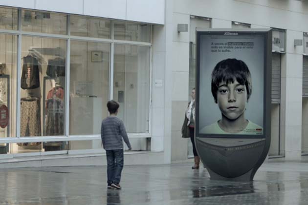 An Advert That Only Children Can See