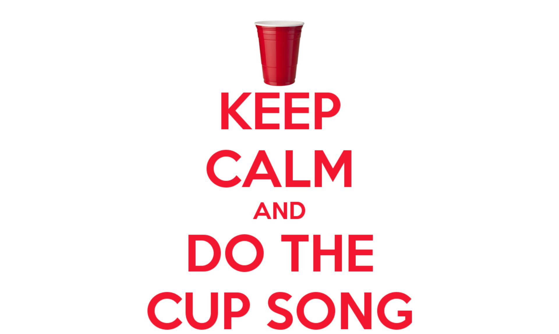 Some fun with the Cup Song