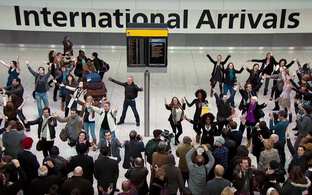 What a Welcome Home - Heathrow Terminal 5 and T-Mobile